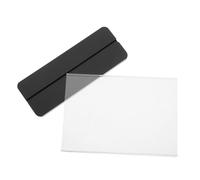 LIGIGWASH Présentoir de Table Acrylique Transparent Horizontal Support Stable et Moderne pour Menus Flyers et Photos Cadre Polyvalent pour Affichage de Bureau et Restaurant