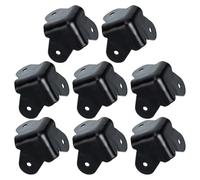 LIGIGWASH Protection d'angle en Fer Robuste pour Haut-parleurs et Meubles, 8 Pièces Coins Métalliques Anti-Collision pour Caissons Acoustiques, Accessoires Audio Pratiques pour Scène