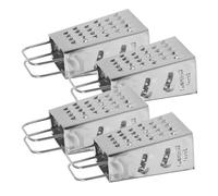 LIGIGWASH Râpe à Fromage Manuelle en Acier Inoxydable 4 Pièces Râpe Multifonction Compacte pour Fromage Citron et Ail Ustensile Cuisine Portable et Solide pour Maison Camping et