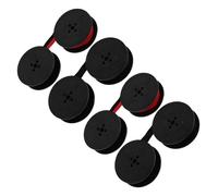LIGIGWASH Ruban Encreur Nylon à Double Bobine pour Machine à Écrire Manuelle, Lot de 4 Pièces Noir et Rouge, Compatible Modèles Vintage Série 9 Ne800 Ne3000, Recharge Précision