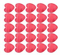 LIGIGWASH Sachets Auto-fermants en PVC Rouge Forme Cœur 100 Pcs, Petits Paquet Refermables pour Bijoux, Pochettes Anti-oxydation pour Organisation, Rangement et Emballage Présent
