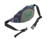 LIGIGWASH Sacoche Banane Garçon Fille Dinosaur Résistante Multi Usage Chest Waist Crossbody Bag pour Garçon Fille et Tout Petit Vert