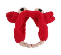 LIGIGWASH Serre-tête crabe rouge, serre-tête fantaisie en forme de créature marine, accessoire pour une soirée sur le thème sous-marin, soin du visage et maquillage.