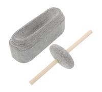 LIGIGWASH Set de Mortier et Broyeur Manuel Silencieux pour Épices et Médicinales Outil de Meulage à Main pour Médecine Traditionnelle Chinoise Usage Domestique et Voyage