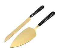 LIGIGWASH Set Ustensiles Pâtisserie Couteau et Spatule Acier Inoxydable avec Manche Céramique Antidérapant Outils de Cuisine Indispensables pour Gâteaux et Usage Maison et Professionnel