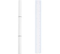 LIGIGWASH Stylo De Marquage pour Peau Double Pointe Stylo De Positionnement Et Dessin Ligne Portable pour Tatouage Et Design avec Règle Intégrée Fournitures De Tatouage