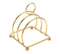 LIGIGWASH Support à Acier Inoxydable Doré Présentoir Vertical Multi-Usage pour Tranches de Rangement Compact pour Cuisine et Petit-déjeuner