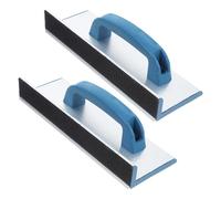LIGIGWASH Support de Papier Abrasif Auto-adhésif pour Ponçage Manuel et Polissage 2pcs en Alliage D'aluminium et Plastique Couleur Aléatoire des Coins Muraux en Usage