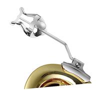LIGIGWASH Support de Partition pour Trombone et Trompette Lyre de Marche Argenté Clip et Pratique pour Partitions Mobiles