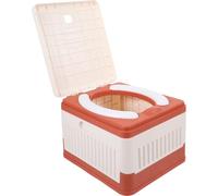 LIGIGWASH Toilettes Pliables Portables pour Camping et Pêche, PP PVC | Pliable et Portable, Résistant à L’usure, Facile à Transporter, Usage Camping Pêche, Format Compact Pratique