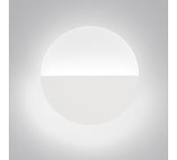 LIGKIN Applique Murale LED Interieur 8W Ronde Lampe Murale Moderne 6000K Lumière blanche Applique Murale Acrylique Eclairage Décorative pour Chambre à coucher Escalier Couloir, Blanc