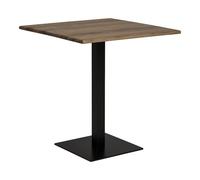 LIGNANO - Table de repas carrée en bois L70 Marron