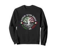 Ligne au-delà des frontières protester contre les racines Sweatshirt