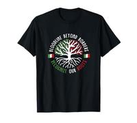 Ligne au-delà des frontières protester contre les racines T-Shirt