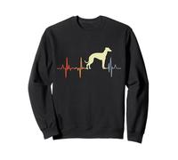 Ligne cardiaque Greyhound Retro ECG Sweatshirt