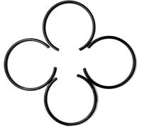Ligne circulaire en forme de C, fixation externe Lot de 10 anneaux élastiques ronds en acier pour ressorts, diamètre du fil 2 mm, pour arbre avec diamètre extérieur 10-84 mm(2x58x1)