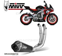 MIVV Système d'échappement Delta Race avec CE-BE RS/TUONO 660 20-/21- BL