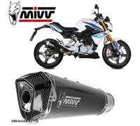 B.032.LDRB - Silencieux Echappement Mivv DELTA RACE Steel Black BMW G 310 R(18>)