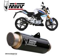 Mivv Gp Bmw G 310 R 2018-24 B.032.l2p Homologated Full Line System Argenté Homologated