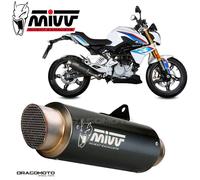 MIVV Échappement complet B.032.LXBP GP Pro pour BMW G 310 R 2018-2024 Noir