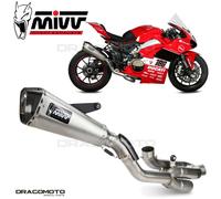 Pot D'echappament Complet MIVV DELTA RACE Titane DUCATI PANIGALE V4 2018 2023