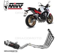 H.055.LXB - échappement complète Mivv GP STEEL BLACK HONDA CB/CBR 650 F