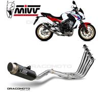 MIVV Échappement complet GP Pro H.055.L2P carbone - Honda CB 650 F 2014-2018 - Homologué