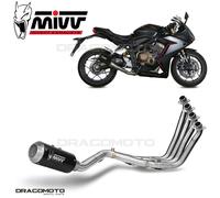 Pot D'Echappament Complet MIVV MK3 Noir Inox Noir HONDA CBR 650 R 2019 > 2023