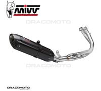 Mivv Suono Kawasaki Er-6n/f 2012-16 K.029.l9 Homologated Full Line System Argenté Homologated