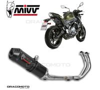 Ligne complet KAWASAKI Z650 2017 2018 MIVV Oval Carbone CC