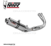 MIVV Pot d'échappement complet Oval Inox pour Kawasaki Versys 650 2015-2020