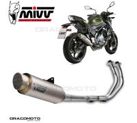 MIVV Pot d'échappement complet GP PRO Titane Haute pour Kawasaki Z 650 2017-2023