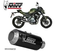 K.044.SM3C - Echappement Complete Mivv MK3 Carbone KAWASAKI NINJA 650/Z650 (17-)