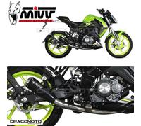 MIVV Échappement complet X‑M1 Inox Noir pour KEEWAY RKF 125 (2021-2022) - KW.001.SC4B