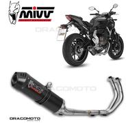 Y.044.L3C - Échappement Mivv SPORT OVAL CARBONIO YAMAHA MT-07 14-