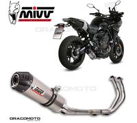 MIVV Silencieux ovale Titane ou carbone pour Yamaha Tracer 700 / Tracer 7 GT
