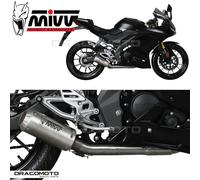MIVV Pot d'échappement complet MK3 Acier pour YAMAHA MT-125 2020-2024