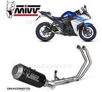 MIVV Echappement POWER STEEL MK3 Carbone pour YAMAHA YZF R25/R3 (X.YA.0008.SM3C)