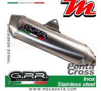 Gpr Exhaust Systems Pentacross Inox Double Honda Crf 450 R 20 With Db Killer Fim Homologated Full Line System Argenté Homologated