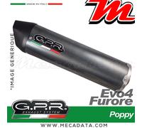 Gpr Exhaust Systems Furore Evo4 Poppy Yamaha Mt 07 21-22 Ref:e5.y.225.cat.fp4 Homologated Full Line System Noir Homologated