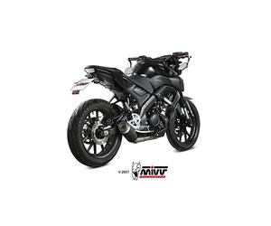 Ligne complète MIVV GP Pro Acier Inoxydable Noir - Yamaha MT 125