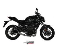 Ligne complète MIVV GP Pro Inox silencieux inox Black Satin/casquette inox Yamaha MT-07