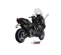 MIVV Échappement moto Yamaha MT-07 2018 Ligne complète embout carbone ovale