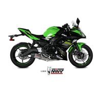 Ligne complète MIVV Oval titane/casquette carbone - Kawasaki Z650