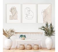 Ligne Couleur Abstrait Boho Mur Art Affiche Imprimer Esthétique Moderne Toile Peinture Salon Décoration Image Home Decor Affiches/Pas De Cadre