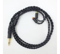 Ligne courte audio MMCX Shure SE215 SE535 SE846 UE900 W40 ligne de casque universelle plaquée argent