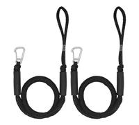 Ligne d'amarrage élastique avec crochet, 2 pcs ligne d'amarrage de bateau, ligne d'amarrage bateau corde d'amarrage, ligne d'amarrage élastique avec accessoires de bateau d'amarrage pour kayak jetski