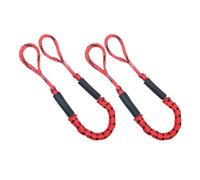 Ligne d'arrimage élastique - Lot de 2 cordes d'amarrage haute résistance Ligne d'ancrage à ressort élastique | Accessoires pour bateaux , amortisseur intégré, kayak, ski, SeaDoo