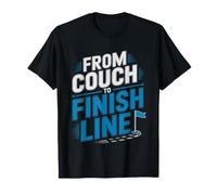 Ligne D'arrivee Premier 5 Km du Canape Au Nouveau Coureur T-Shirt