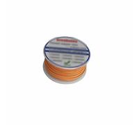 Ligne de câble RC de fil de Silicone Flexible de 50 m 30 AWG avec 10 couleurs avec fil électrique de fil de cuivre étamé de bobine(Orange 50m)
